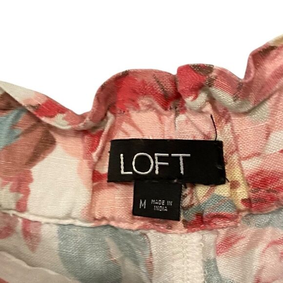 Loft Floral Drawstring Shorts in Size Medium - Picture 8 of 9